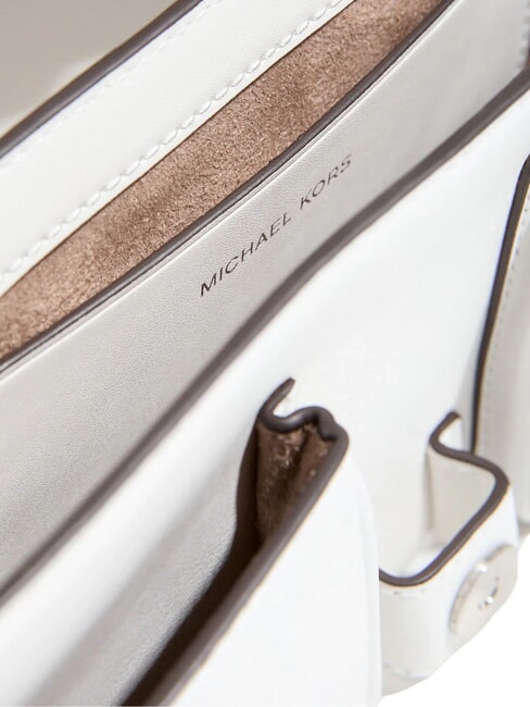 COLBY Borsa media in pelle a spalla optic white - Borse Donna