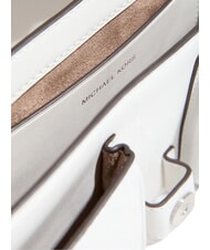 MICHAEL KORS COLBY Borsa media in pelle a spalla optic white - Borse Donna - 4