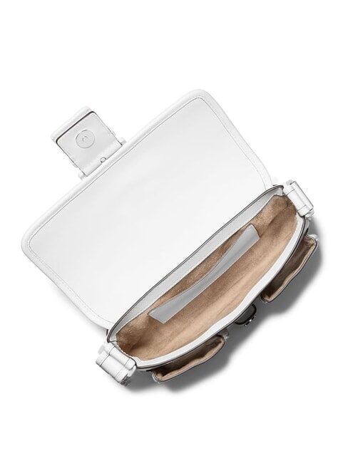 COLBY Borsa media in pelle a spalla optic white - Borse Donna