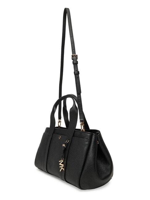 ROMEE Borsa bauletto in pelle con tracolla black - Borse Donna