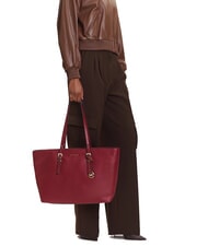 MICHAEL KORS QUINN Borsa shopping in pelle mulberry - Borse Donna - 5