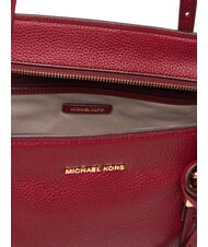 MICHAEL KORS QUINN Borsa shopping in pelle mulberry - Borse Donna - 6