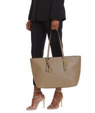MICHAEL KORS QUINN Borsa shopping in pelle birch - Borse Donna - 5