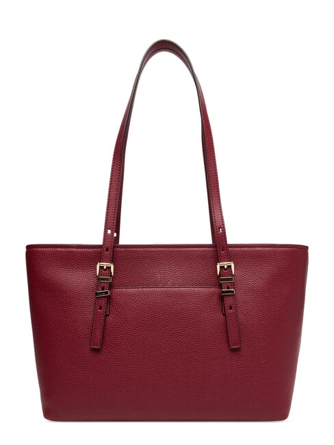 QUINN Borsa shopping media in pelle mulberry - Borse Donna