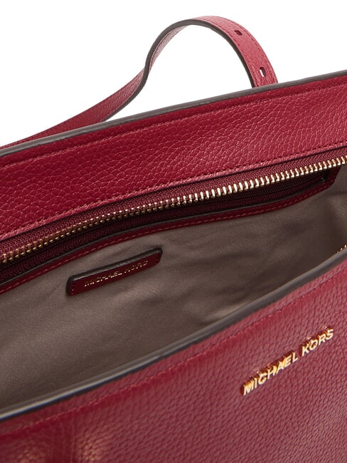 QUINN Borsa shopping media in pelle mulberry - Borse Donna