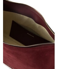 MICHAEL KORS NOLITA Borsa grande a spalla in pelle nabuk oxblood - Borse Donna - 5