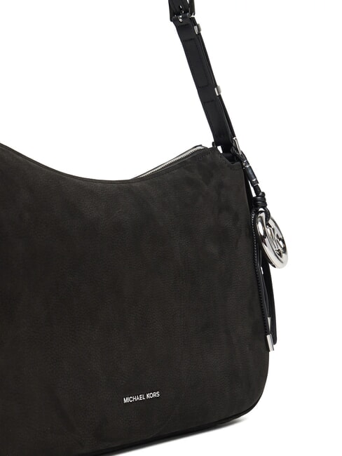 NOLITA Borsa grande a spalla in pelle nabuk black - Borse Donna