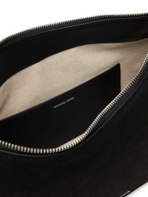 NOLITA Borsa grande a spalla in pelle nabuk black - Borse Donna