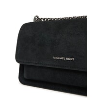 MICHAEL KORS CLAIRE Borsa a spalla in pelle scamosciata black - Borse Donna - 3