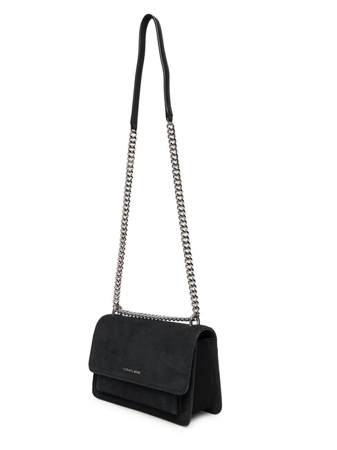 CLAIRE Borsa a spalla in pelle scamosciata black - Borse Donna