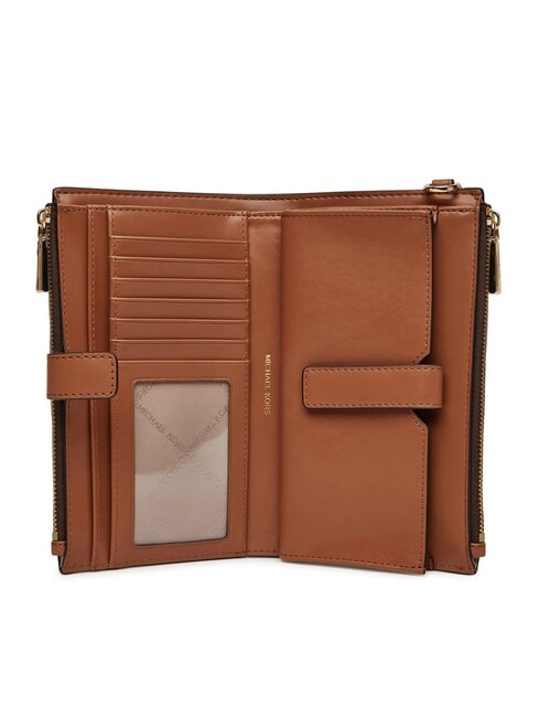 JET SET Portafoglio pochette con polsierina brown - Borse Donna