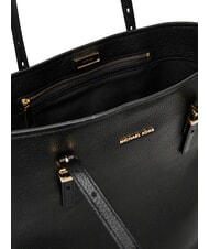 MICHAEL KORS QUINN Vertical shopper in pelle black - Borse Donna - 5
