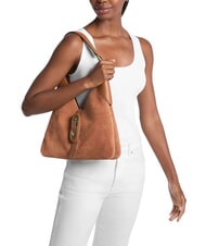 MICHAEL KORS CORNELIA Borsa hobo in pelle samosciata luggage - Borse Donna - 2