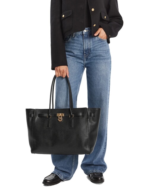 HAMILTON MODERNE Borsa tote grande in pelle black - Borse Donna