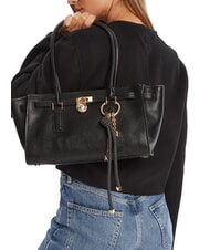 MICHAEL KORS HAMILTON MODERNE Borsa a spalla in pelle black - Borse Donna - 6