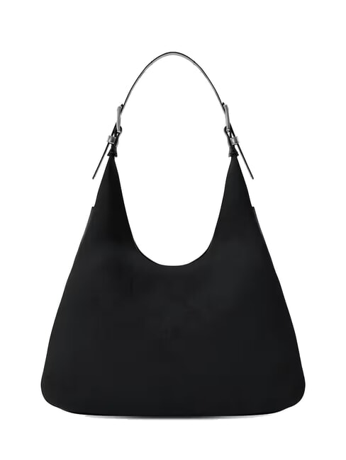NOLITA Borsa sacca in pelle nabuk black - Borse Donna