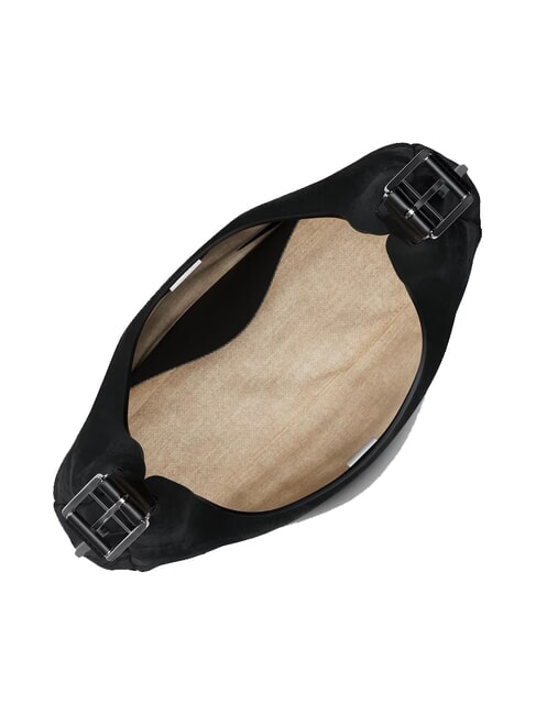 NOLITA Borsa sacca in pelle nabuk black - Borse Donna