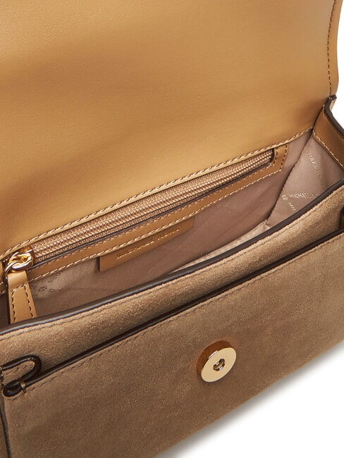 CLAIRE Borsa a spalla in pelle scamosciata husk - Borse Donna