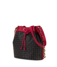 POLLINI HERITAGE Borsa secchiello a tracolla nero lacca - Borse Donna - 2