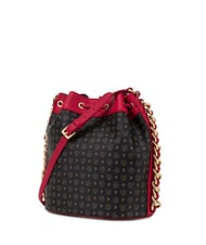 POLLINI HERITAGE Borsa secchiello a tracolla nero lacca - Borse Donna - 4