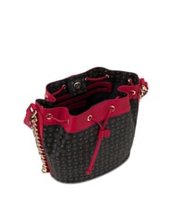 POLLINI HERITAGE Borsa secchiello a tracolla nero lacca - Borse Donna - 5