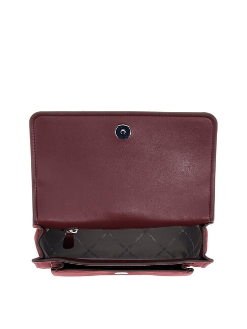 CLAIRE Borsa a spalla in pelle scamosciata oxblood - Borse Donna