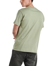 VANS LEFT CHEST T-shirt in cotone loose fit soft sage - T-shirt Uomo - 2