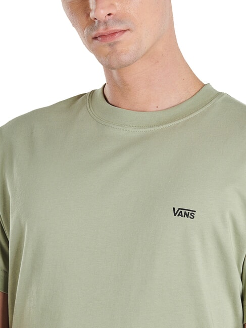 LEFT CHEST T-shirt in cotone loose fit soft sage - T-shirt Uomo