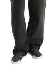 VANS CLASSIC SLIP-ON Sneakers in tela black/pewter checkerboard - Scarpe Unisex - 6