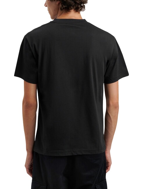 LEFT CHEST T-shirt in cotone loose fit black - T-shirt Uomo