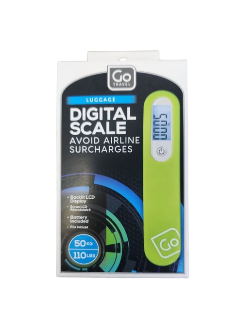 GO Bilancia digitale pesabagagli verde - Accessori Viaggio