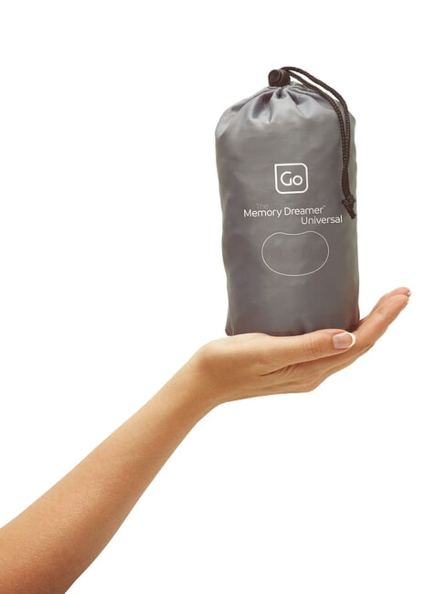 GO Cuscino memory foam da collo o schiena grigio - Accessori Viaggio