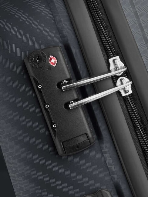 BINALONG Trolley medio Nero - Trolley Rigidi