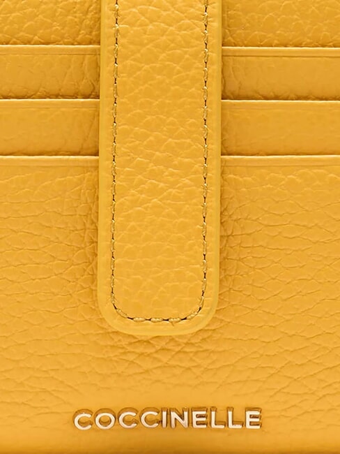 METALLIC SOFT Mini Portafoglio in pelle soleado - Portafogli Donna