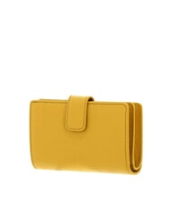 COCCINELLE METALLIC SOFT Portafoglio in pelle martellata soleado - Portafogli Donna - 4