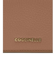 COCCINELLE METALLIC SOFT Small leather wallet skin - Portafogli Donna - 3