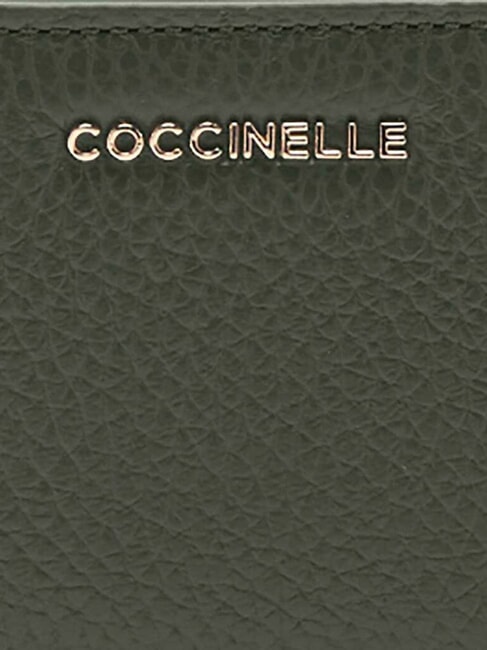 METALLIC SOFT Leather card holder alga - Portafogli Donna