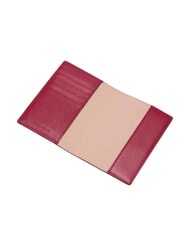 COCCINELLE METALLIC SOFT Porta passaporto in pelle martellata sangria - Accessori Viaggio - 2