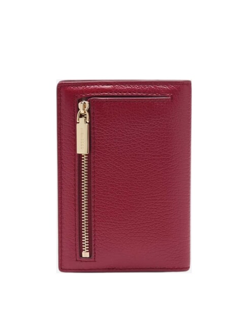 METALLIC SOFT Porta passaporto in pelle martellata sangria - Accessori Viaggio