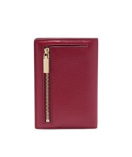 COCCINELLE METALLIC SOFT Porta passaporto in pelle martellata sangria - Accessori Viaggio - 4