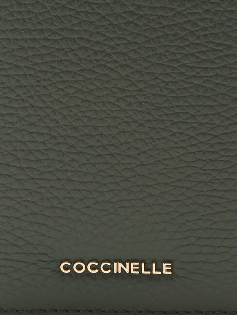 METALLIC SOFT Porta passaporto in pelle martellata alga - Accessori Viaggio