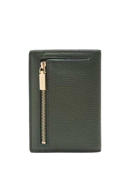 METALLIC SOFT Porta passaporto in pelle martellata alga - Accessori Viaggio