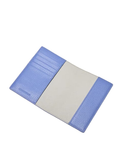 METALLIC SOFT Porta passaporto in pelle martellata azul - Accessori Viaggio