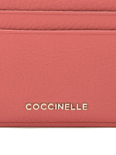 METALLIC SOFT  Portacard piatto in pelle pot - Portafogli Donna