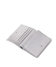 COCCINELLE METALLIC SOFT Small leather wallet SILVER - Portafogli Donna - 2