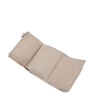 COCCINELLE METALLIC SOFT Small wallet in textured leather - Portafogli Donna