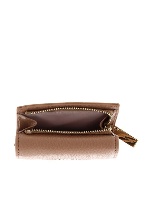 METALLIC SOFT Portafoglio in pelle martellata skin - Portafogli Donna