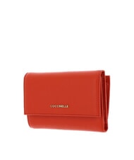 COCCINELLE METALLIC SOFT Portafoglio bifold pelle martellata gazpacho - Portafogli Donna - 4