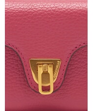 COCCINELLE BEAT SOFT Portafoglio medio in pelle martellata rosewood - Portafogli Donna - 3