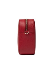 COCCINELLE TEBE Borsa a tracolla in pelle martellata ruby - Borse Donna - 3